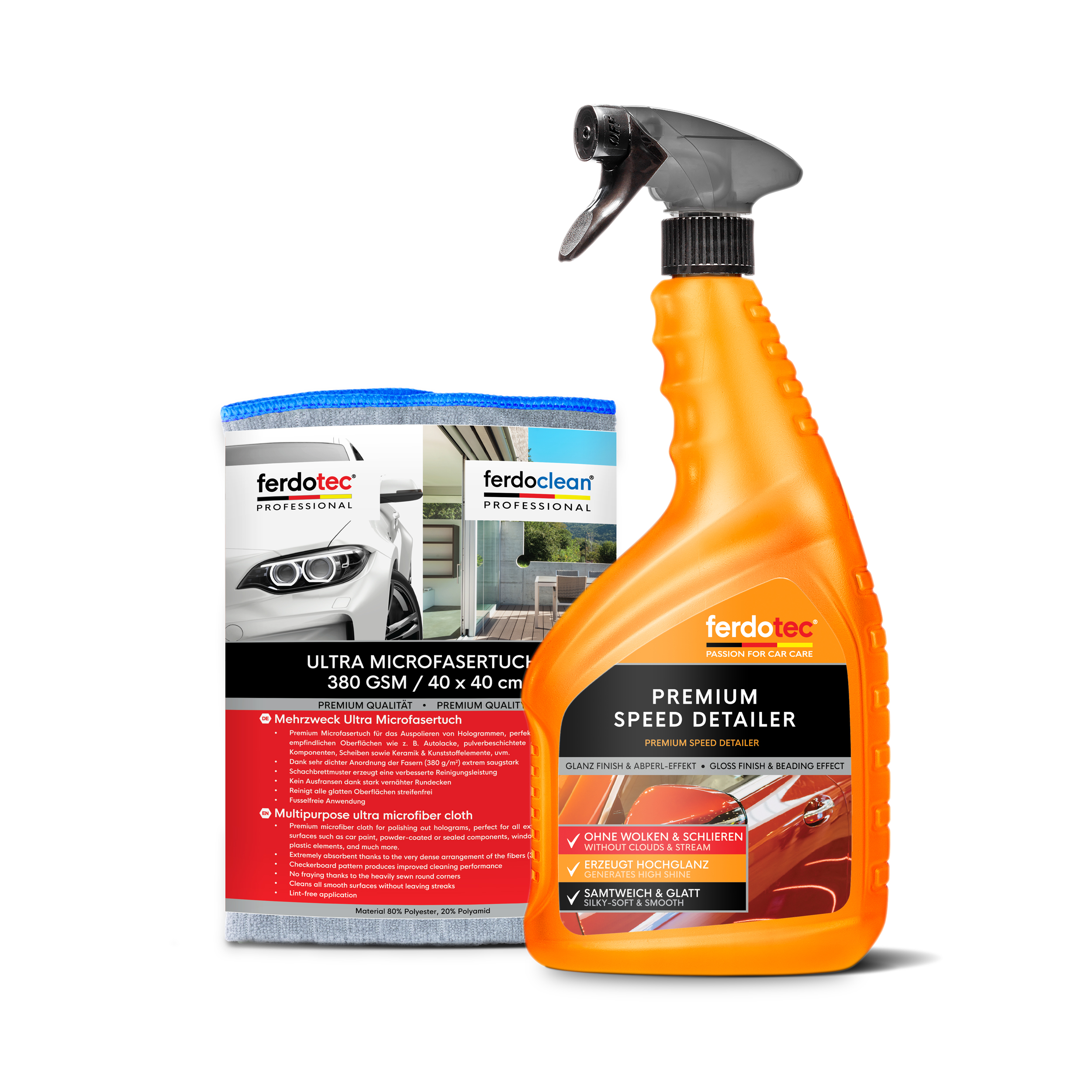 ferdotec Premium Speed Detailer 750 ml  + Microfasertuch ferdotec Premium Speed Detailer 750 ml  + Microfasertuch